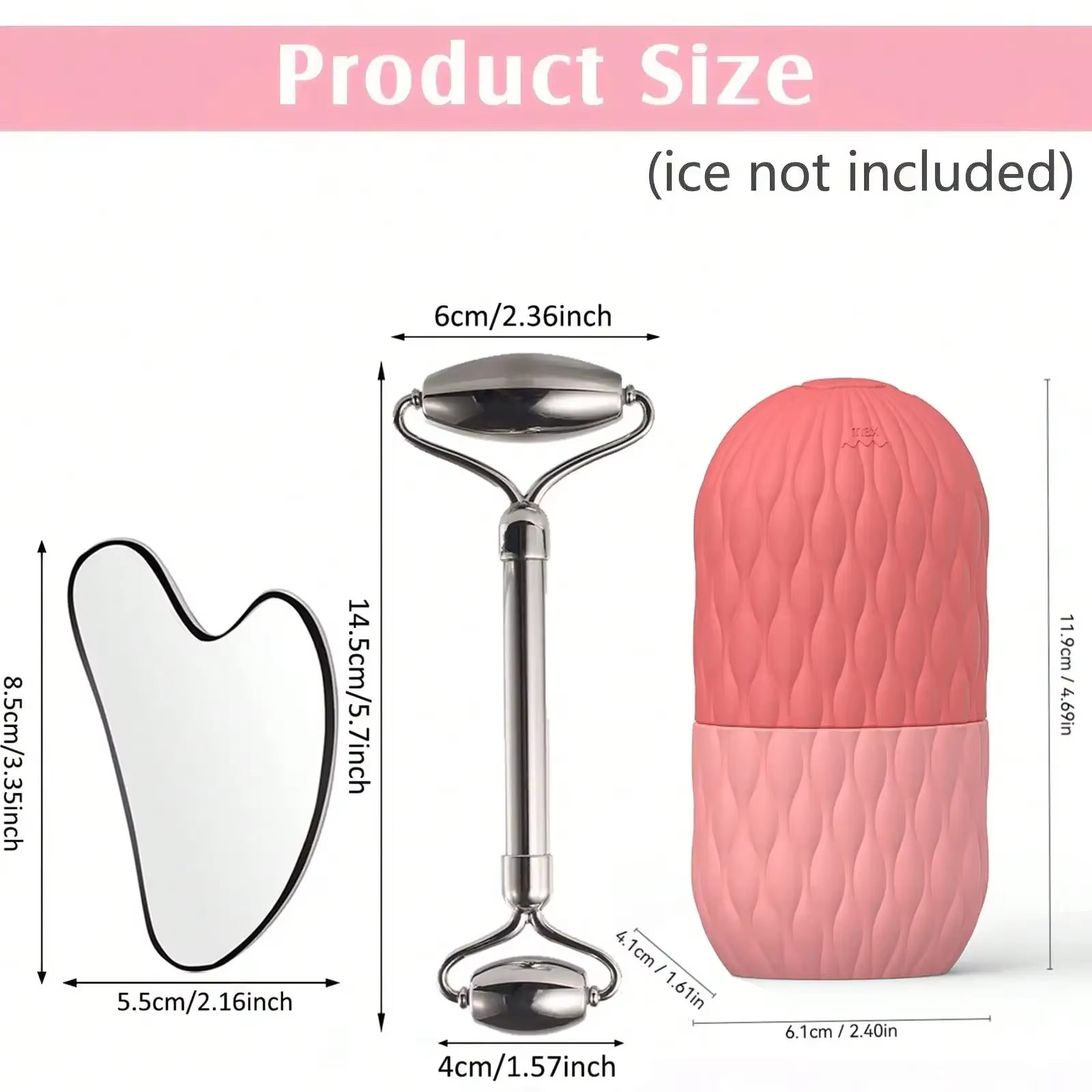 Conjunto de Rolo de Gelo e Gua - Skincare Ingredients Checker avaliação e preço